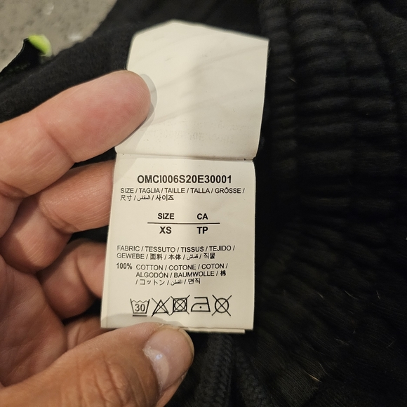 Off-WhiteMen's Arachno Arrow Graphic Sweat Shorts Dz XS - Picture 11 of 16